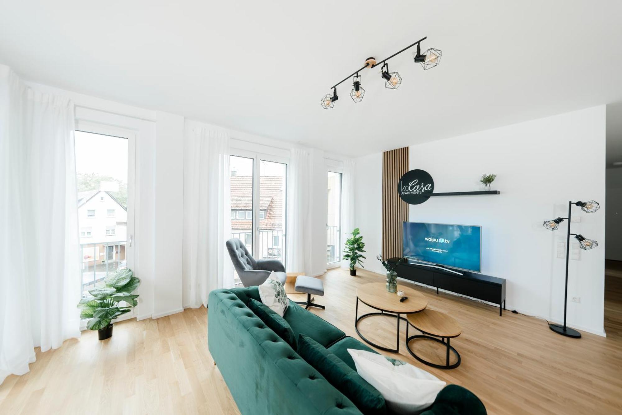 Kocasa-apartments 02, Design, City-center Boeblingen, Stellplatz, Balkon, Waipu-tv Boeblingen