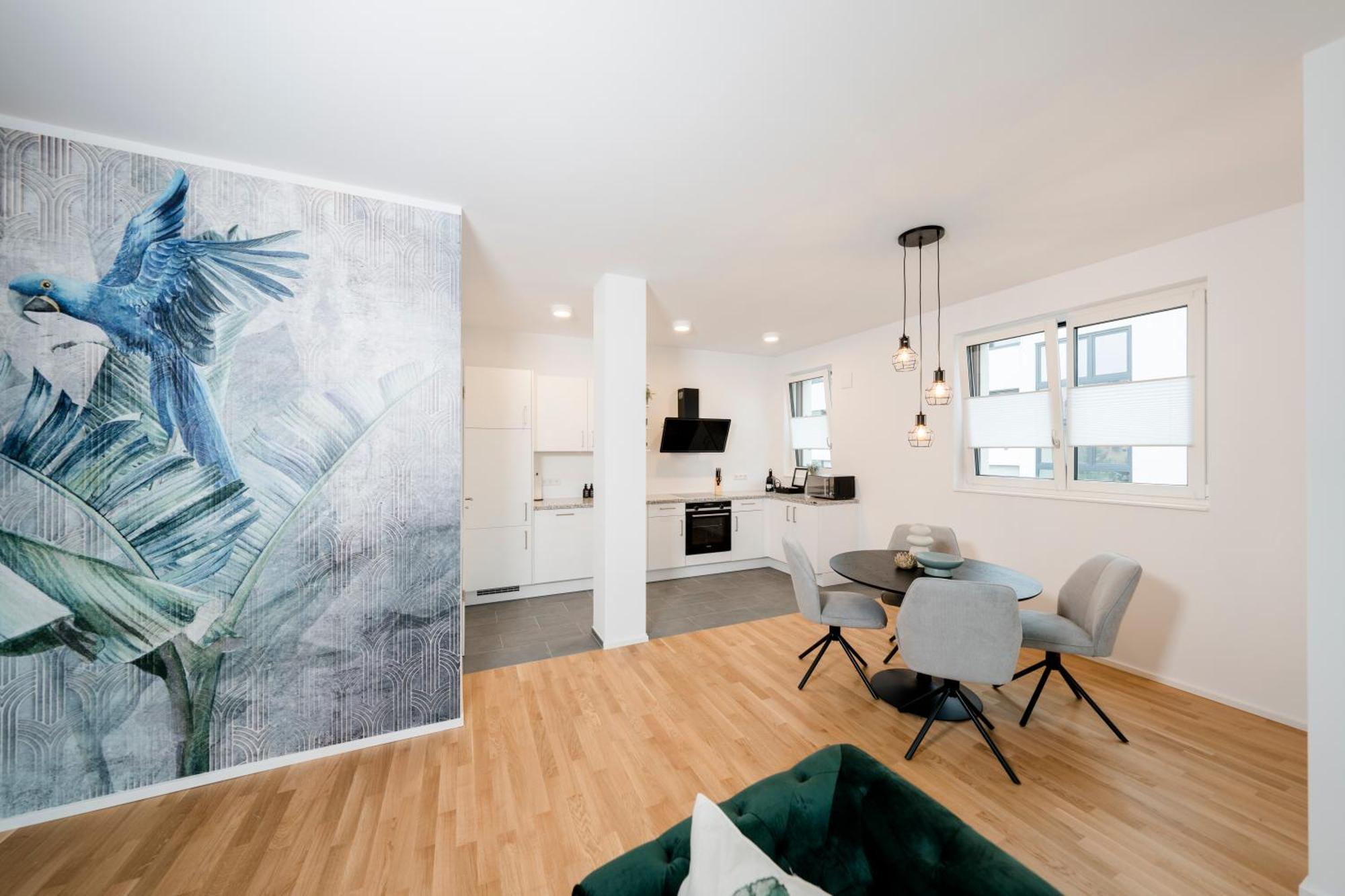 Kocasa-apartments 02, Design, City-center Boeblingen, Stellplatz, Balkon, Waipu-tv Apartment *
