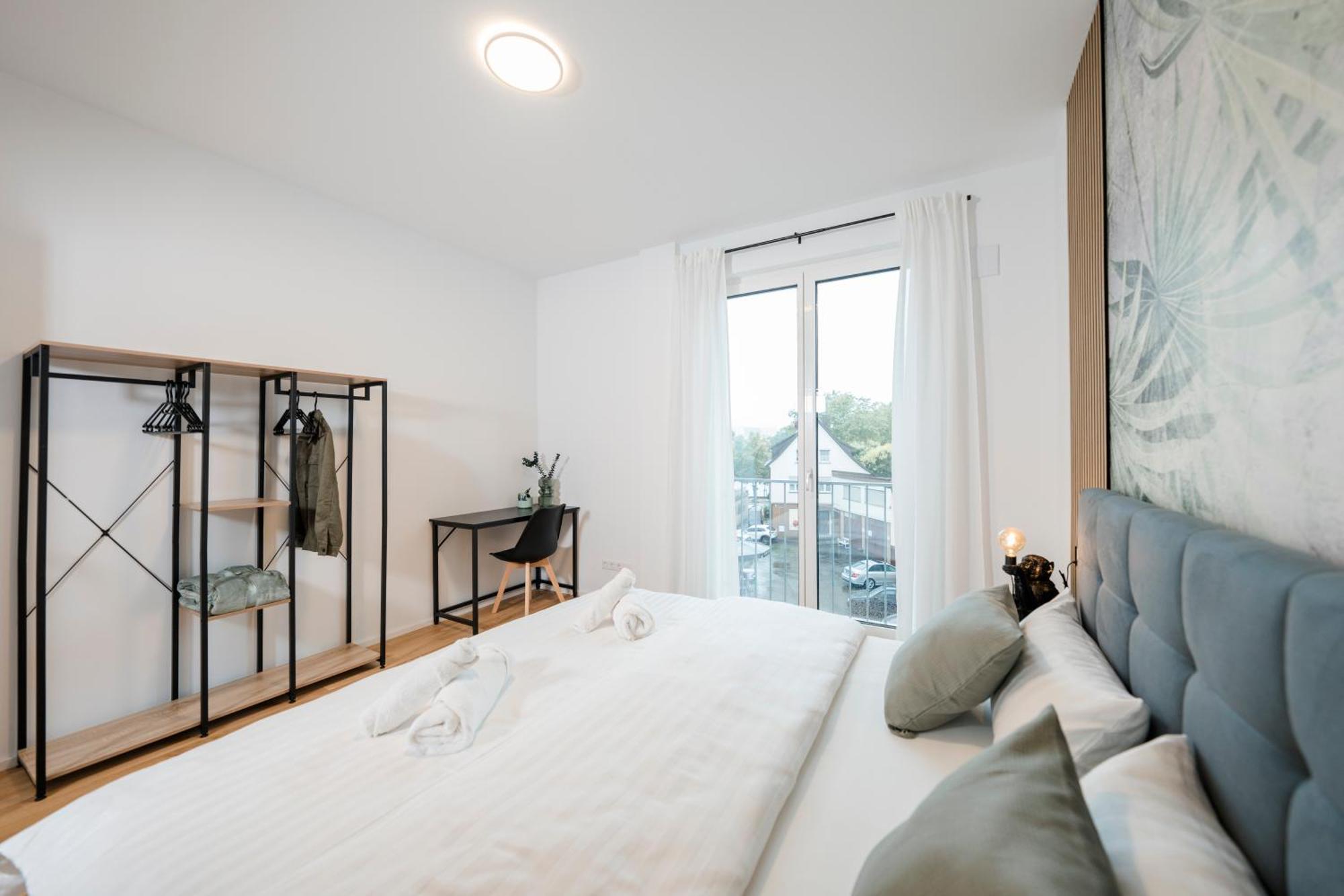 Kocasa-apartments 02, Design, City-center Boeblingen, Stellplatz, Balkon, Waipu-tv Apartment
